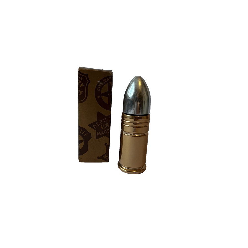 Vintage Avon Everest After Shave Bullet Decanter Wild West Full Box Marshal